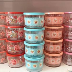 ظرف نگهدارنده شیشه ای لاو