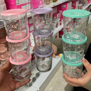 ظرف نگهدارنده شیشه ای لاو