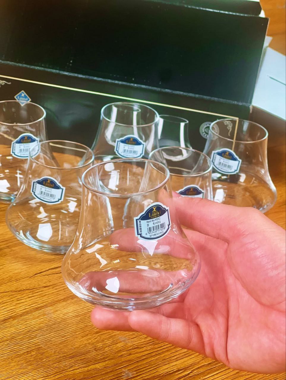 نیم لیوان شیشه ای فانتزی