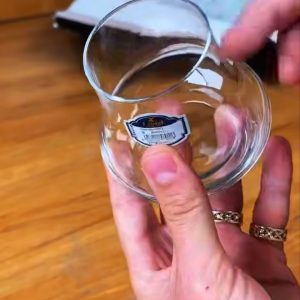 نیم لیوان شیشه ای فانتزی