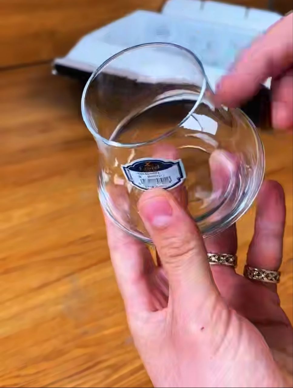 نیم لیوان شیشه ای فانتزی