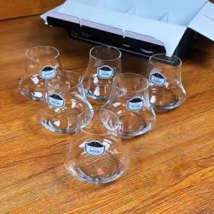 نیم لیوان شیشه ای فانتزی